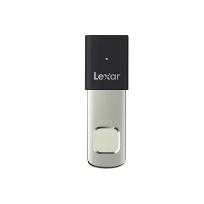 Lexar JumpDrive F35 Pro Fingerprint USB Flash Drive 3.2 Gen 1 256 GB - Black