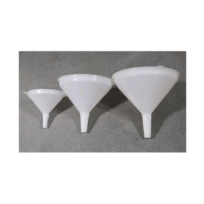 Aptaca Decanting Funnel 80mm Diameter 8mm Stem Diameter 100ml Volume HDPE - White x150