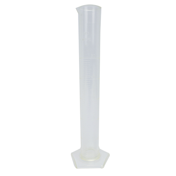 Aptaca Graduated Cylinder TPX (Polymethylpentene) 50ml Class B High Form Autoclavable - Clear x30