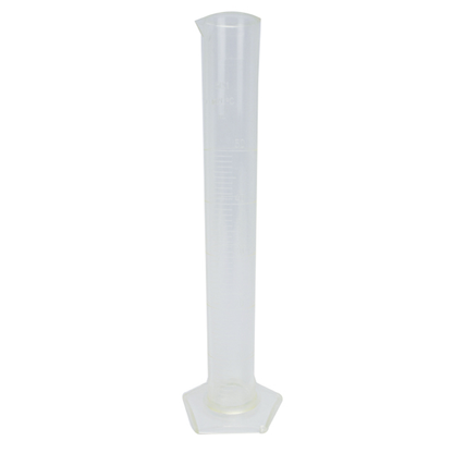 Aptaca Graduated Cylinder TPX (Polymethylpentene) 50ml Class B High Form Autoclavable - Clear x30