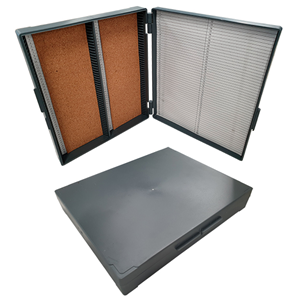 Livingstone Microslide Recyclable Plastic Case 200L x 160W x 35Hmm - Grey x20