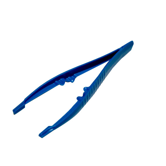 Livingstone Forcep Tweezer 11 cm Polypropylene Plastic Non-Sterile Non-Autoclavable - Blue x560