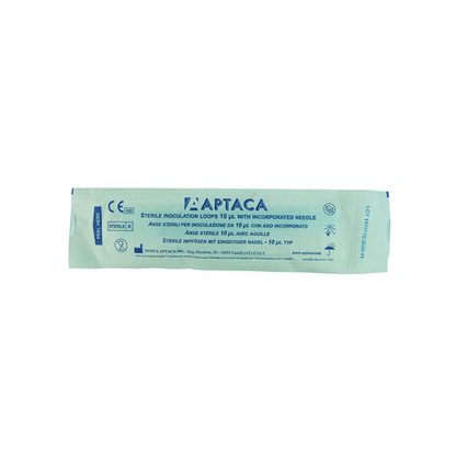 Aptaca Inoculating or Inoculation Loops with Incorporated Needle 10uL Sterile Polystyrene 5/Bag - Blue x245