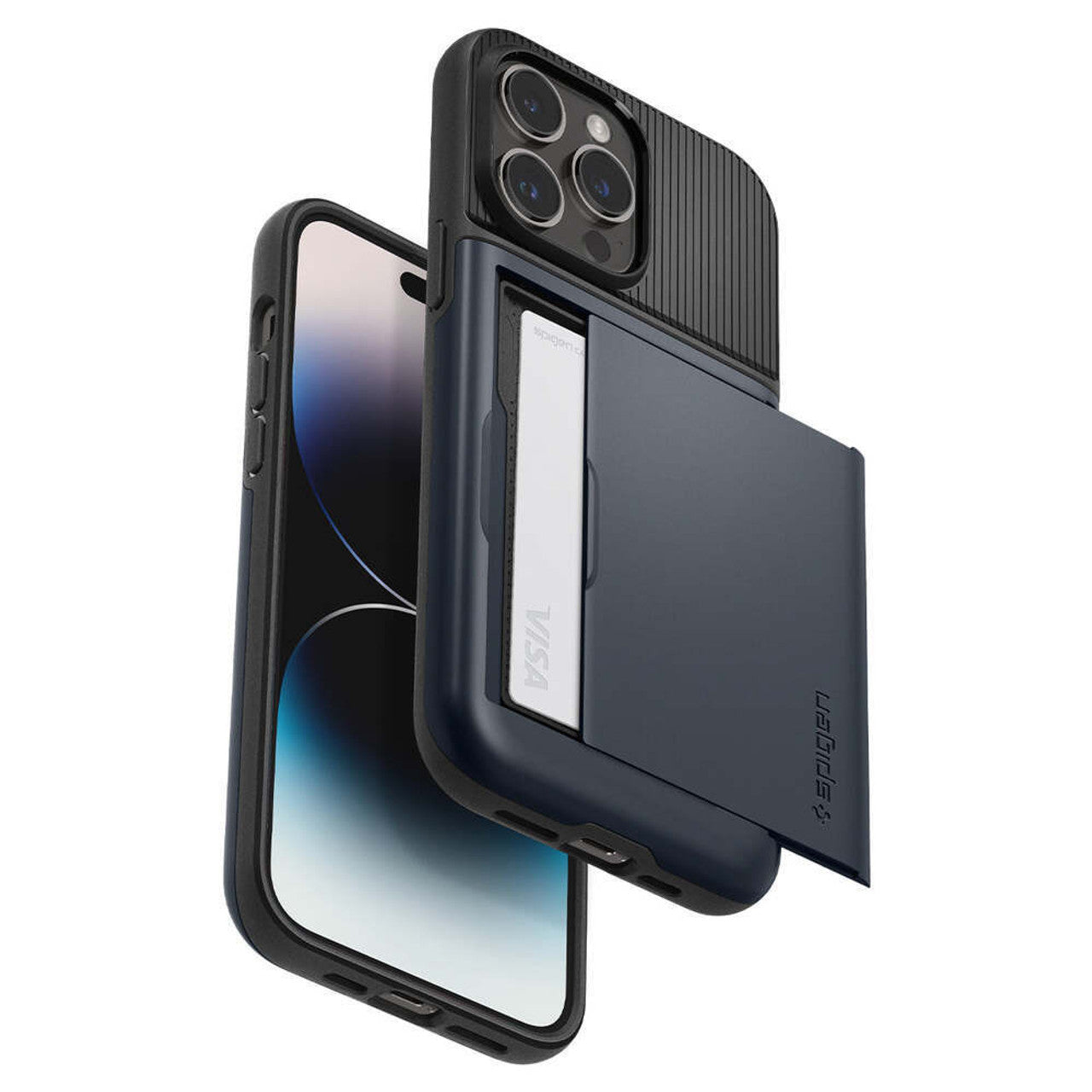 Spigen Slim Armor CS Case iPhone 14 Pro Max - Metal Slate