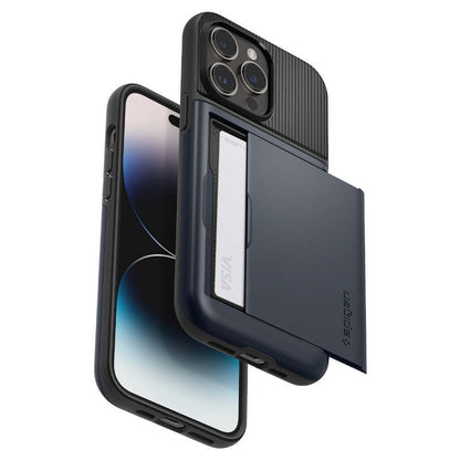 Spigen Slim Armor CS Case iPhone 14 Pro Max - Metal Slate