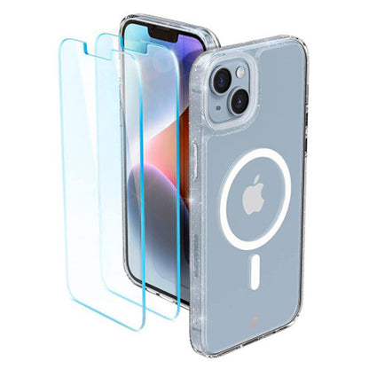 Spigen Cyrill Shine Magsafe Case with Screen Protector 2PCS iPhone 14 Plus - Clear Glitter