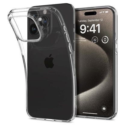 Spigen Liquid Crystal Flex Case iPhone 15 Pro Max - Clear