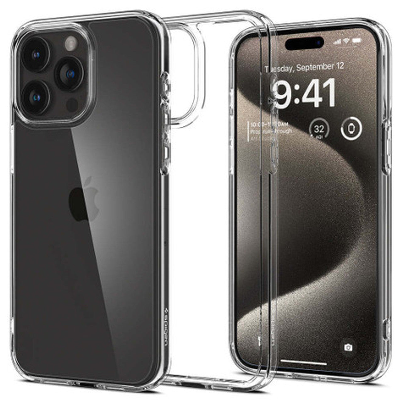 Spigen Ultra Hybrid Crystal Case iPhone 15 Pro - Clear