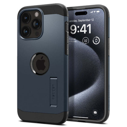 Spigen Tough Armor MagFit Case iPhone 15 Pro - Metal Slate