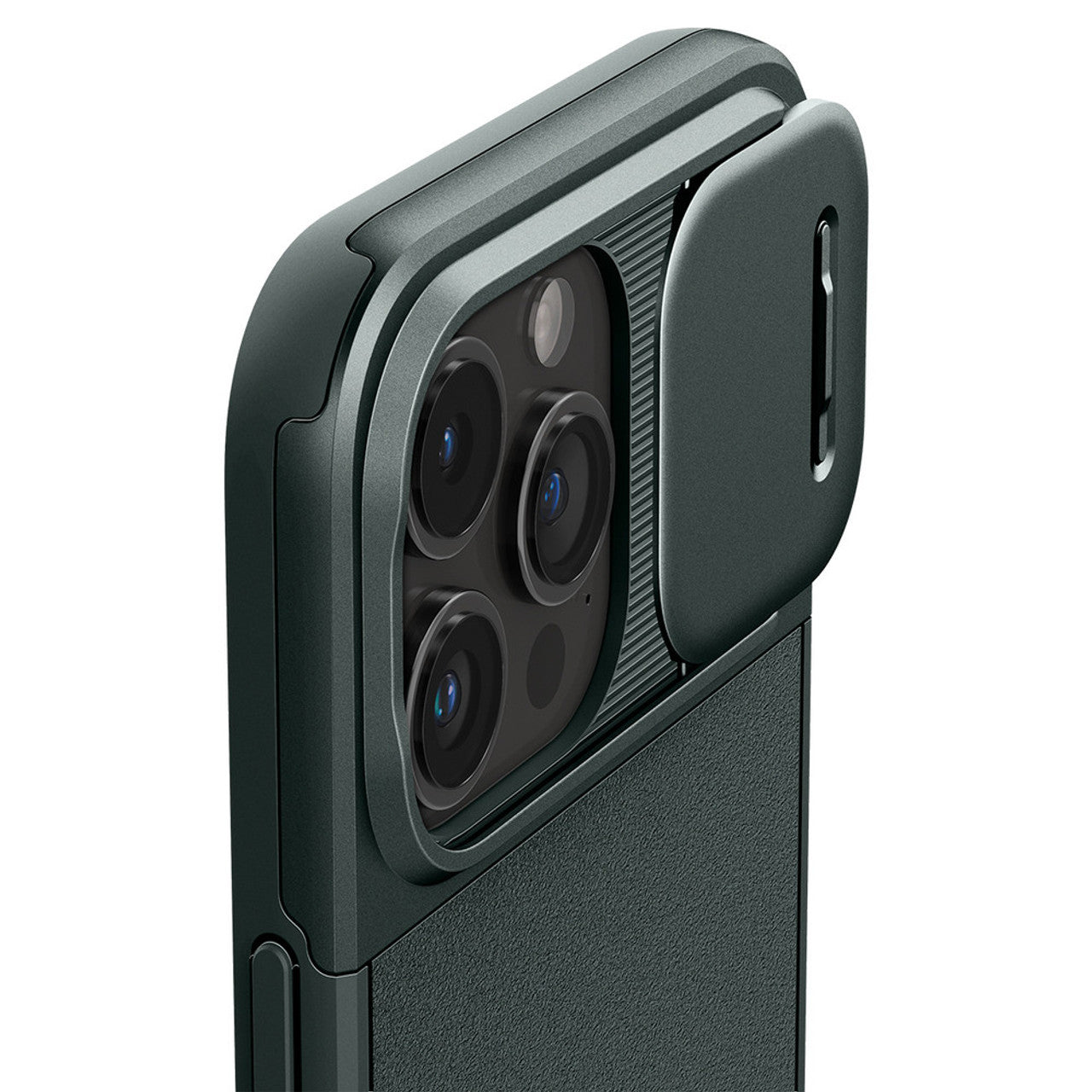 Spigen Optik Armor MagFit Case iPhone 15 Pro Max - Abyss Green