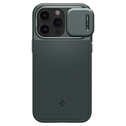 Spigen Optik Armor MagFit Case iPhone 15 Pro Max - Abyss Green