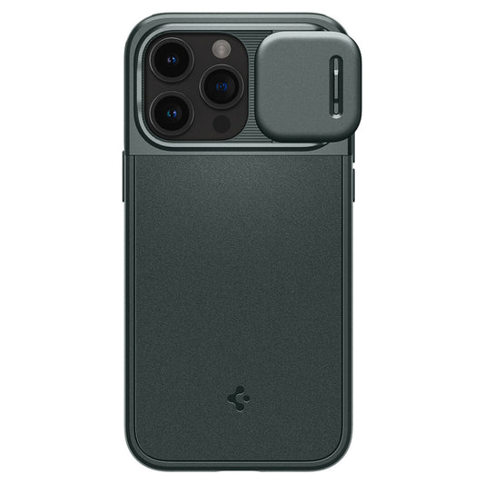 Spigen Optik Armor MagFit Case iPhone 15 Pro Max - Abyss Green
