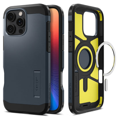 Spigen Tough Armor (MagFit) MagSafe Case iPhone 16 Pro Max - Metal Slate