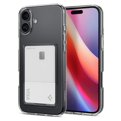 Spigen Crystal Slot Case iPhone 16 - Clear