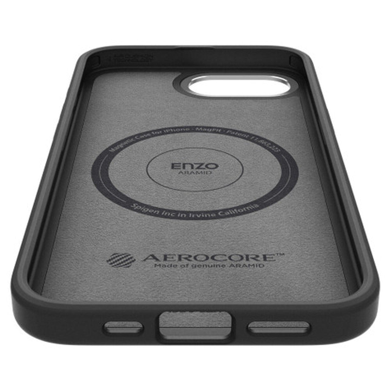 Spigen Enzo Aramid (MagFit) Case iPhone 16e - Black