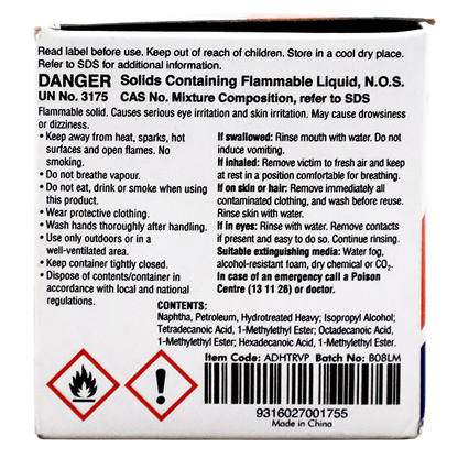 Liv-Wipe Adhesive Remover Removal Pad Wipe 6x6cm 100/Box - White x20