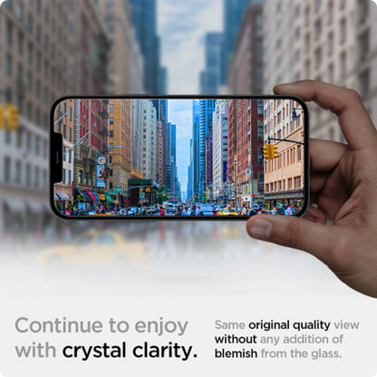 Spigen Glas.tR HD Slim Privacy Tempered Glass iPhone 12 Mini - Black