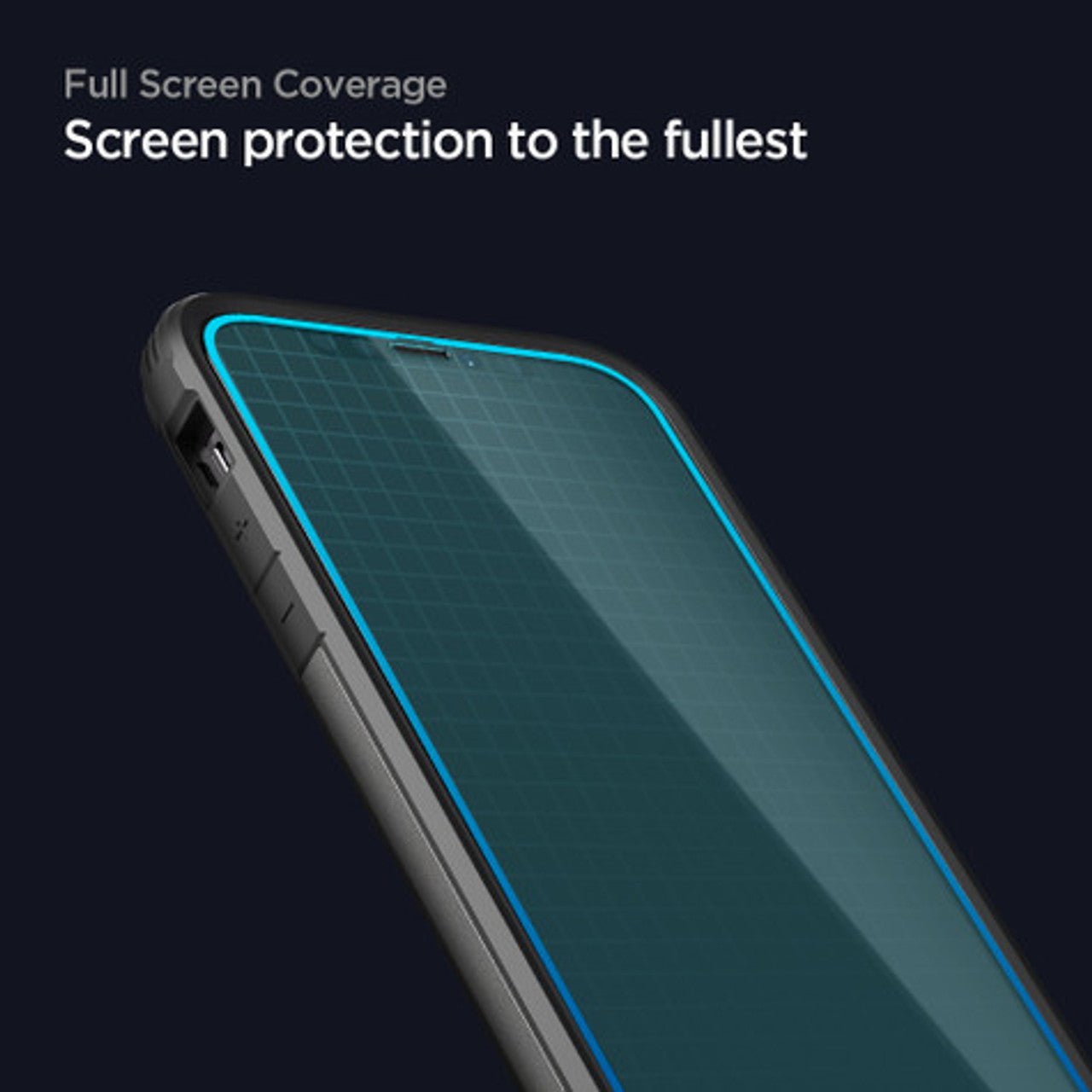 Spigen AlignMaster GLAS.tR Tempered Glass iPhone 12 Pro Max - Black