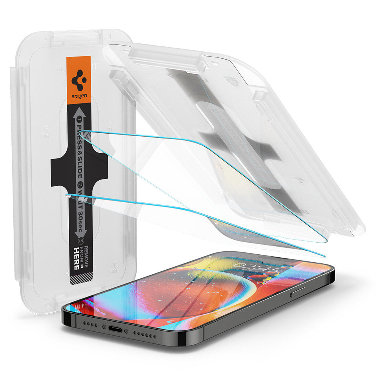 Spigen EZ Fit GLAS.tR Slim Screen Protector iPhone 14 Plus/13 Pro Max - Clear