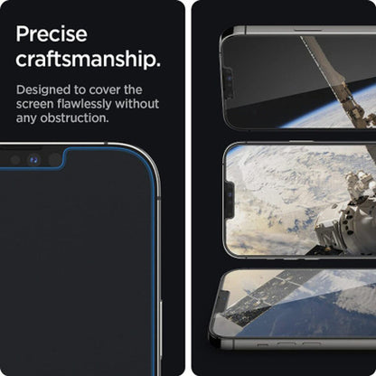 Spigen EZ Fit GLAS.tR Privacy 2 PCS Screen Protector iPhone 13 Pro Max - Black