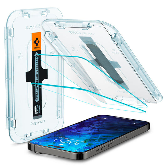 Spigen GLAS.tR EZ Fit 2PCS Screen Protector iPhone 14 Pro - Clear