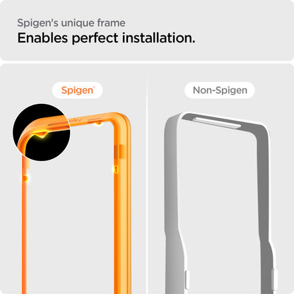 Spigen AlignMaster GLAS.tR Full Cover 2 PCS Screen Protector iPhone 14 Pro - Black