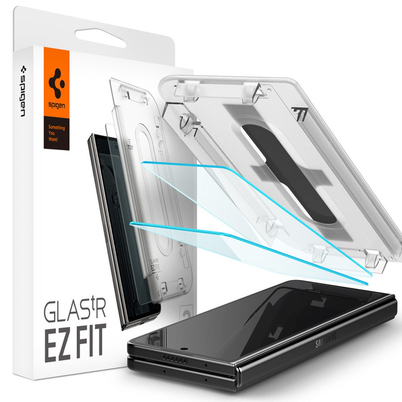 Spigen EZ Fit GLAS.tR Screen Protector Samsung Galaxy Z Fold5 - Clear
