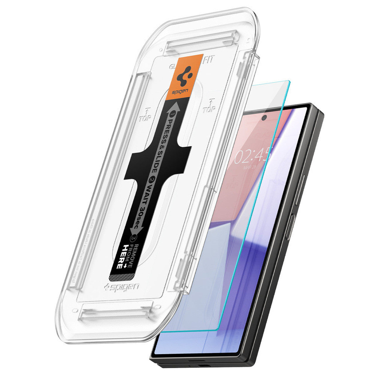 Spigen Glas.tR EZ Fit 2 Pcs Front Glass Samsung Galaxy Z Fold6 - Clear