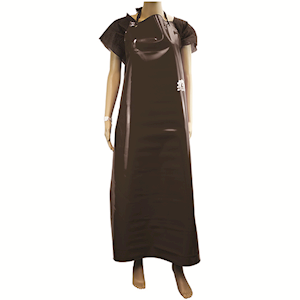 Livingstone Apron 87x129cm 0.4mm Heavy Duty Polyvinyl Chloride (PVC) - Black x25