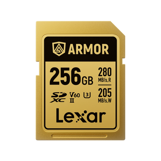 Lexar Professional Armor Gold SDXC UHS-II Card 256 GB - Gold