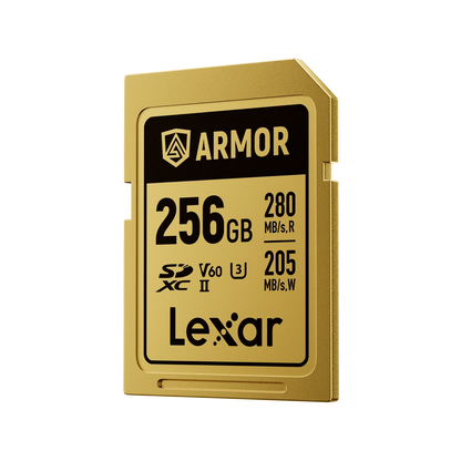 Lexar Professional Armor Gold SDXC UHS-II Card 256 GB - Gold