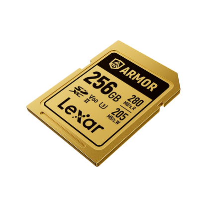 Lexar Professional Armor Gold SDXC UHS-II Card 256 GB - Gold
