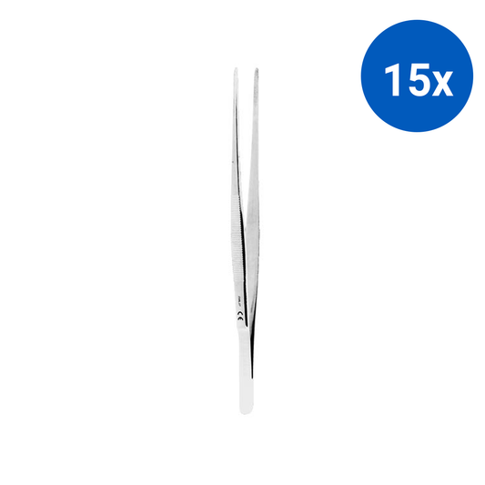 Adler Laboratory Tweezers 26cm - Silver x15