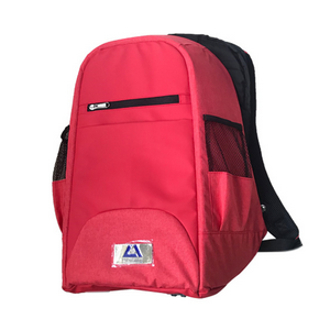 Livingstone Anti-Theft Backpack 29x47x15cm 20.5 Litres Polyester with PU Coating and Leather - Red x10