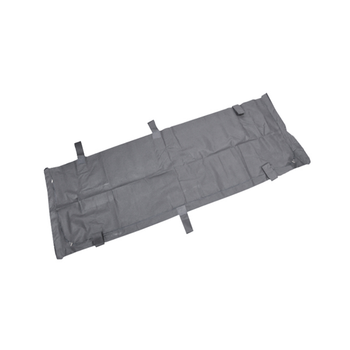 Livingstone Body Bags 230x92cm 130kg Single Use Nonwoven PP&PE With 6 U-Type Handles Individually Wrapped 10/Carton - Grey x5