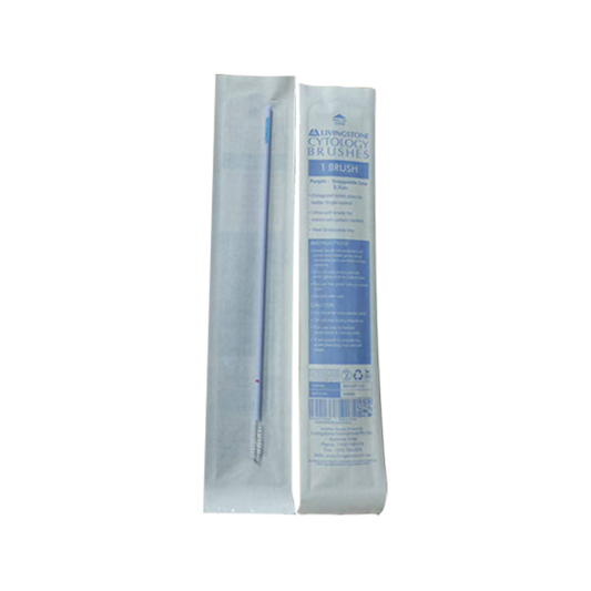 Livingstone Cytology Brushes 20cm Snappable Line at 4cm Sterile Endoscopic 10 Brushes/Bag - Purple x155