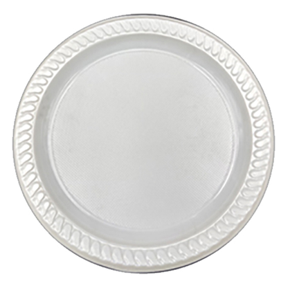Liv Eco Bio 100% Sugarcane Round Plate 9"/230mm 125/Pack 500/Carton - White x10