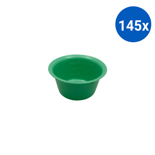 Livingstone Bowl Basin 150ml Autoclavable Plastic - Green x145