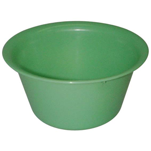 Livingstone Bowl Basin 1200ml 185mm x 90mm Autoclavable Recyclable Plastic - Green x70