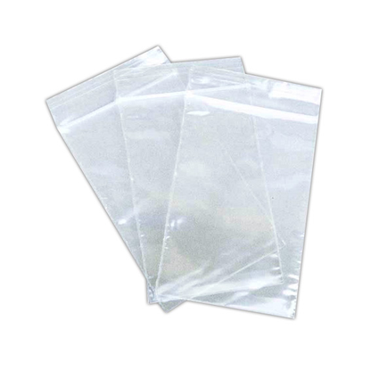 Livingstone Resealable Zip Lock Bag 90 x 150mm 40um Thick 100/Pack - Clear x160