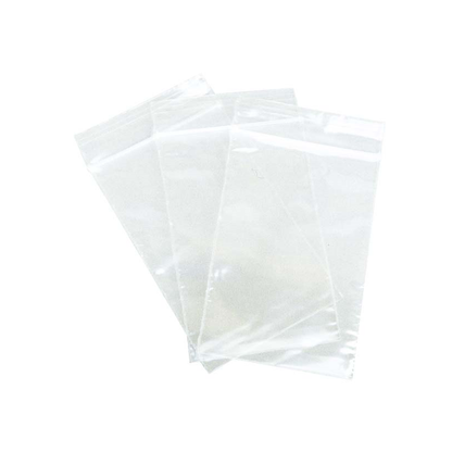Livingstone Resealable Zip Lock Bag 150x100mm 50um Thick Recyclable Plastic 100/Pack 1000/Carton - Clear x20