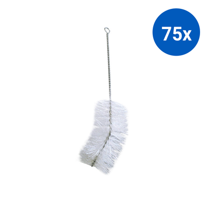 Livingstone Flask Brush Length: 180mm Bristle: 50D x 90LH mm Galvanised Wire - White x75