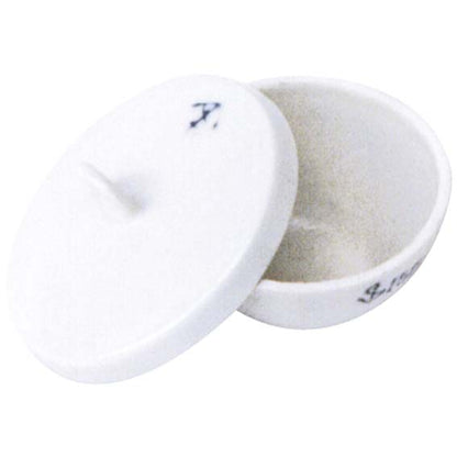 Crucible 20ml 38mm Diameter x 32mm Height Medium Wall with Lid - White x200