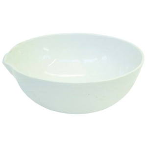 Livingstone Evaporating Dish 300ML 130x53MM Round Bottom With Spout Porcelain - White x 45