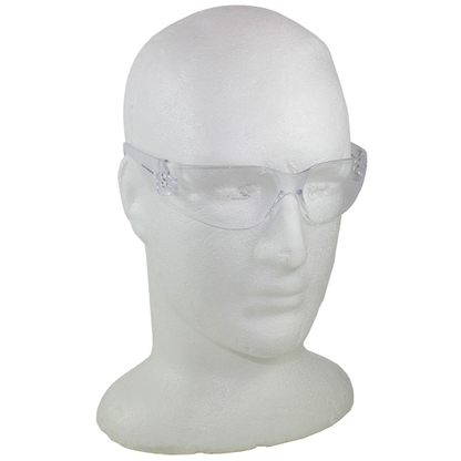 Chimera Gecko Safety Glasses Protective Eyewear Clear Lens 10/Box - Clear x5