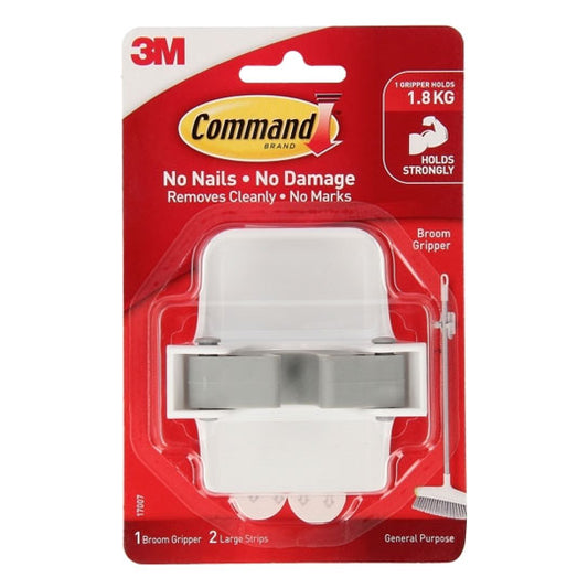 Command 17007 Broom Grippers - 2 Pack