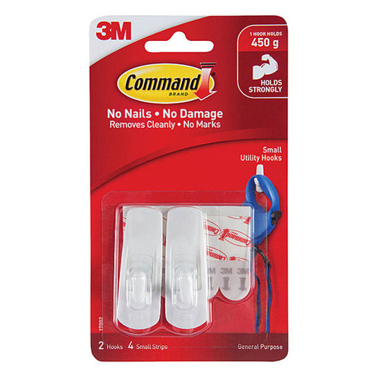 Command 17002 Small Hooks 2 Pack - 6 Box