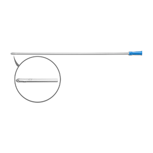 Livingstone Nelaton Male Catheter 8FG 38cm Single Wrapped - Blue/Clear x560