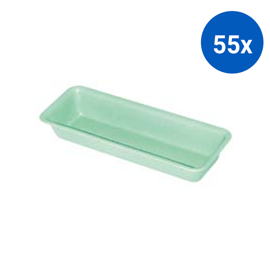 Livingstone Flat Injection Tray 200mL 200 x 70 x 30mm - Green x55