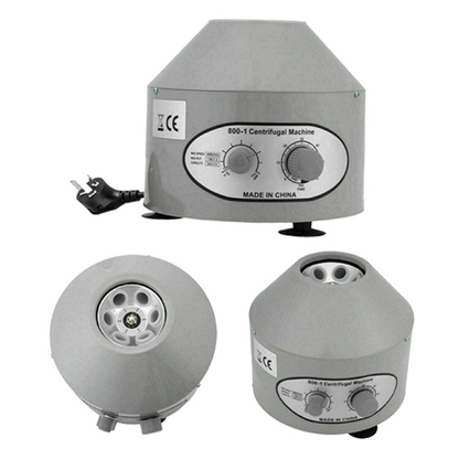 Electric Centrifuge 0-4000rpm 20ml Capacity 6 Holes 18mm Diameter x 100mm Tube Size - Grey x5